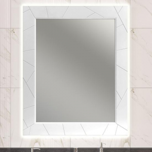 Зеркало 80 Opadiris Луиджи 00-00006554 белый матовый